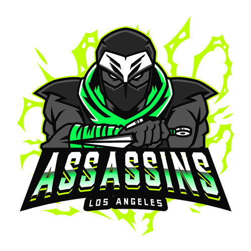 Los Angeles Assassins pro breaking team logo — World Bboy Battle League.