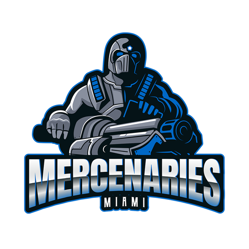 Miami Mercenaries logo for World Bboy Battle Sports League breaking sports team.